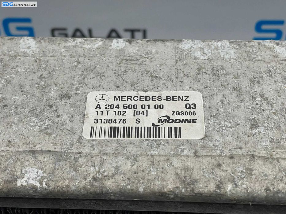 Radiator Intercooler Mercedes CLS C218 350 3.0 CDI 2011 - 2017 Cod A2045000100 [L3843]