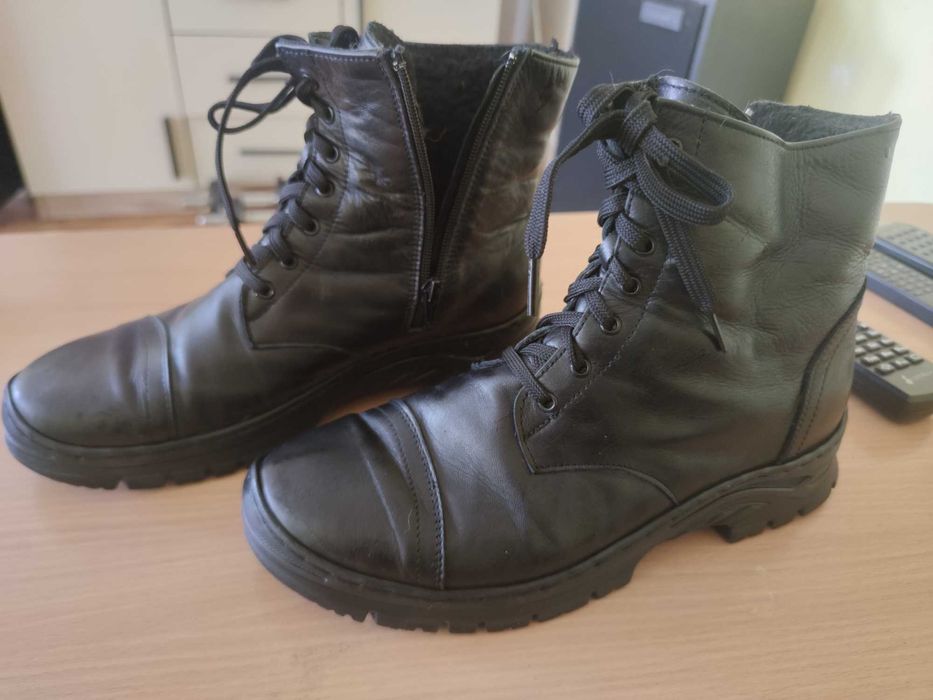 Кожени боти - носени веднъж