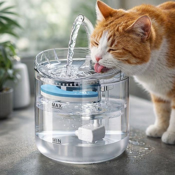 Автоматичен електрически фонтан за животни