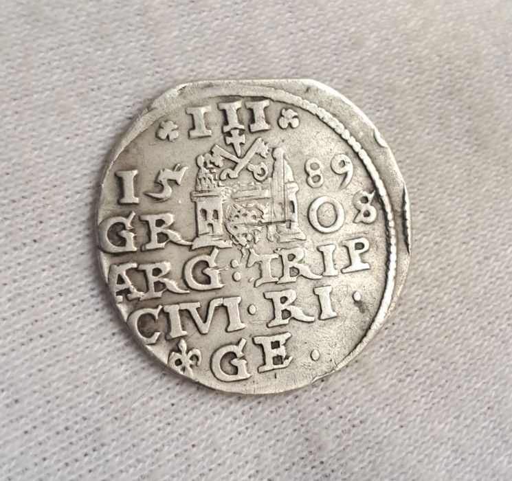 3 grosz 1589 #argint