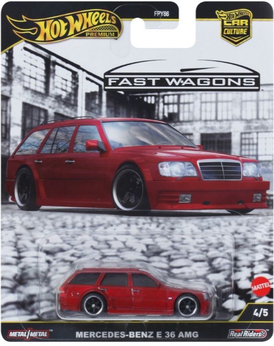 Hot Wheels Premium. Car Culture​ Fast Wagons - Mercedes-Benz E 36 AMG