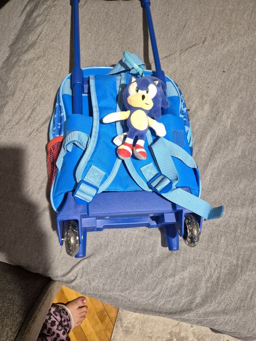 Ghiozdan troller  cu sonic +plus sonic