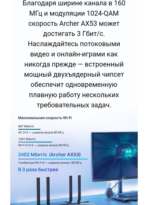 Wi-Fi poyтep TP-LINK Archer AX53