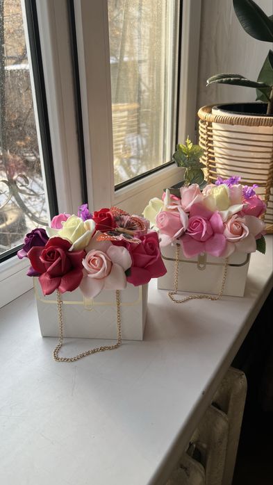 Мыльные цветы, мыльные букеты