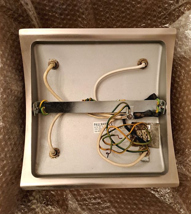 Aplică PAULMANN din inox masiv cu lămpi halogen sau leduri Germania