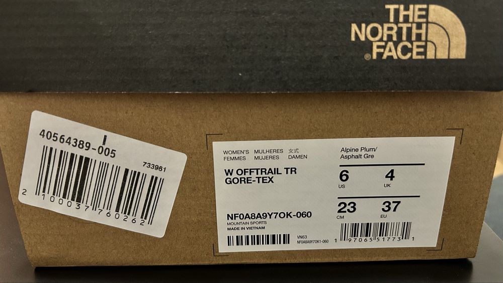 The North Face Offtrail Goretex nr 37 drumetii trekking hiking imperme