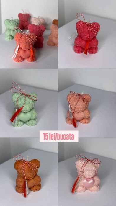 Aranjamente parfumate din ceara! Martisoare parfumate - cadou martie