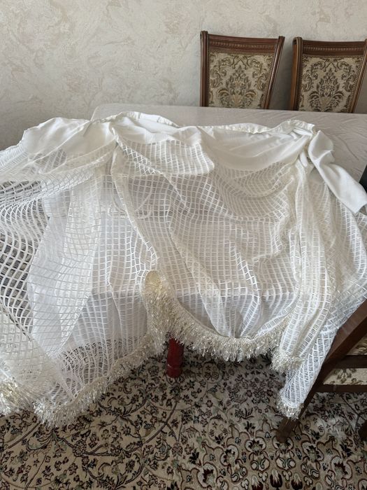 Короткая штора для кухни