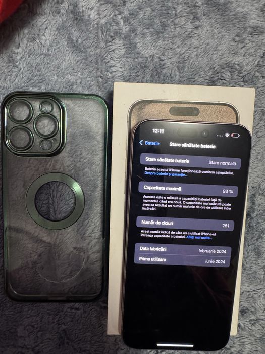 Iphone 15 Pro Max !256GB!Cutie!Impecabil!