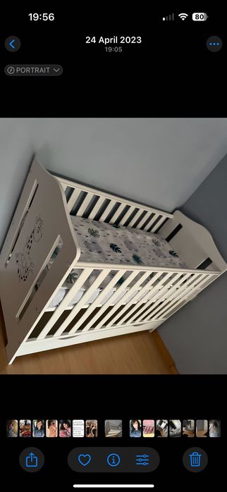 Бебешка кошара с ортопедичен матрак