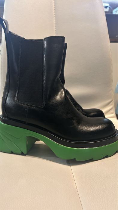 Дамски боти Челси естествена кожа