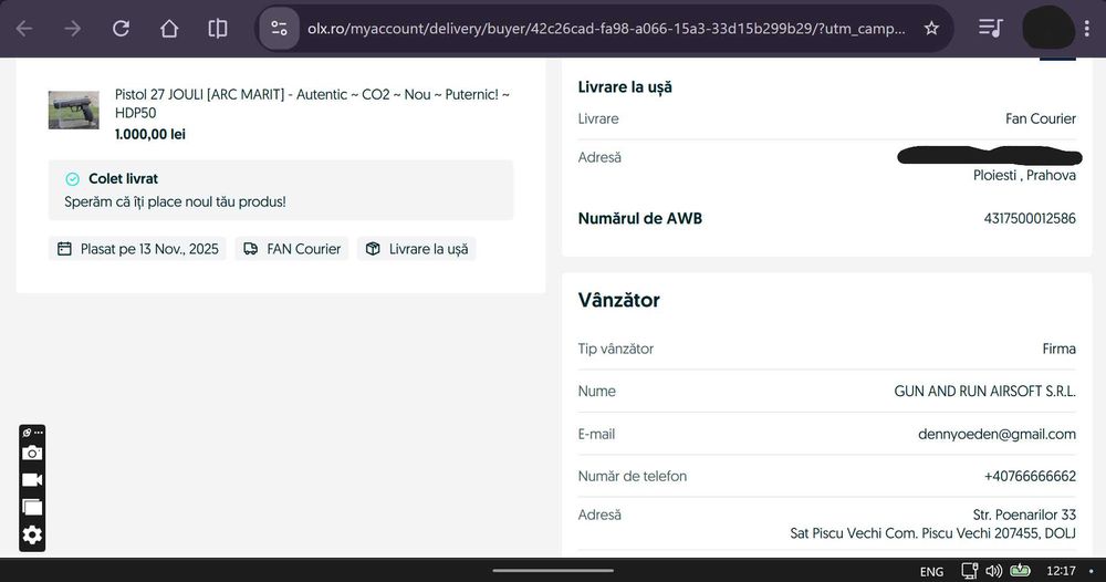 Pistol Umarex - Calitate Nemteasca - Modificat la 27 de Joules