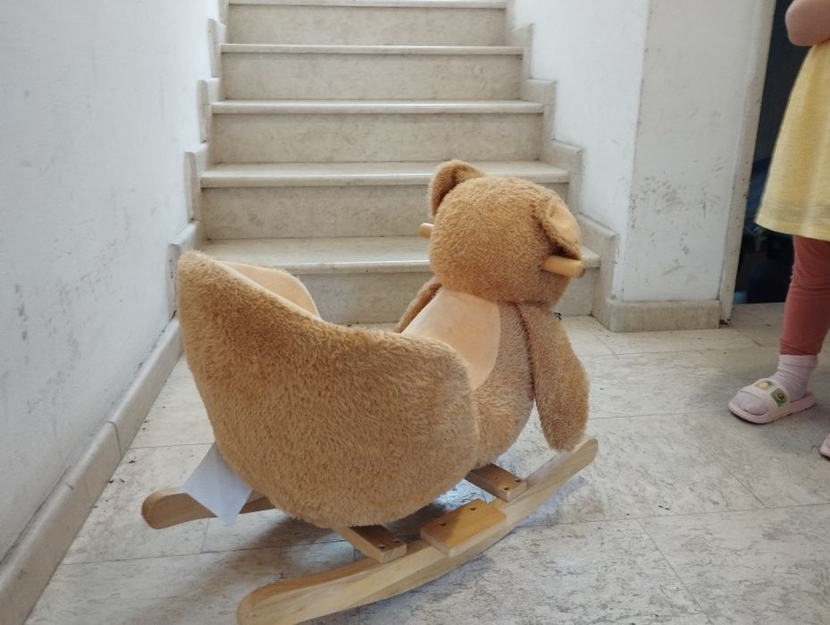 Детска люлка плюшено Мече