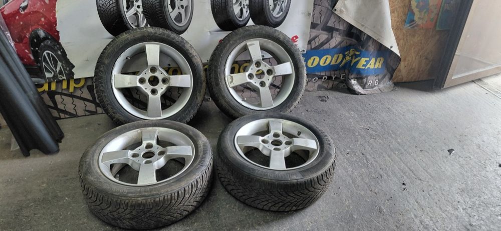 Set jante aluminiu cu  anvelope iarna
