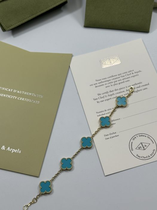 Brățară Van Cleef & Arpels 5 motifs Gold 750 Tiffany