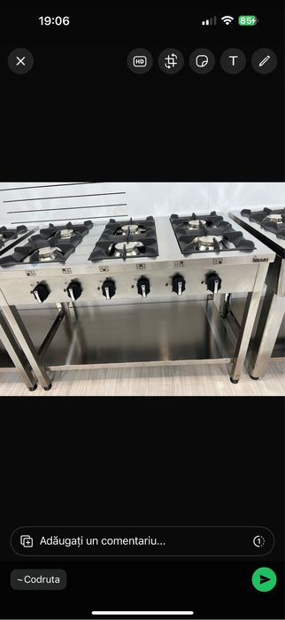 Aragaz profesional gaz