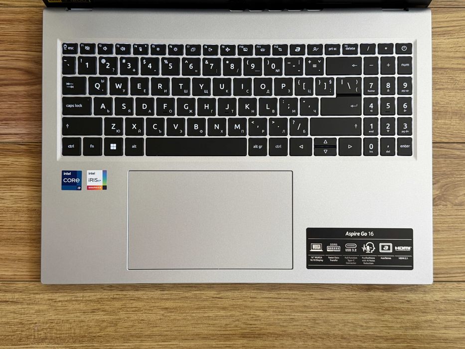 Acer Go 16`Core i9-13900H/16GB DDR5/512GB NVMe/WUXGA/Батерия 1 Цикъл