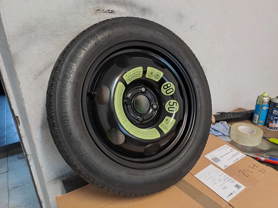 Roata de rezerva SLIM Opel Mokka CrossLand  Citroen Aircross C3 C4 DS