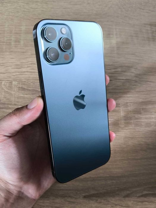 iPhone 12 Pro Max Pacific Blue + 9 huse