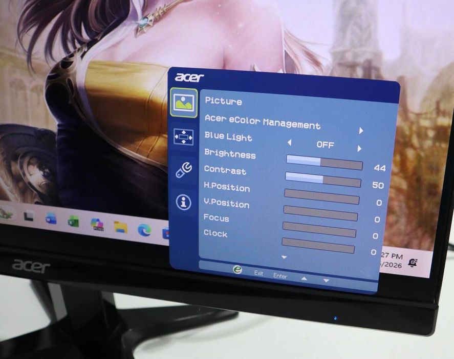 Monitor Acer 24 inch FULL HD 1920x1080 HDMI + DVI-D + VGA model G247HL