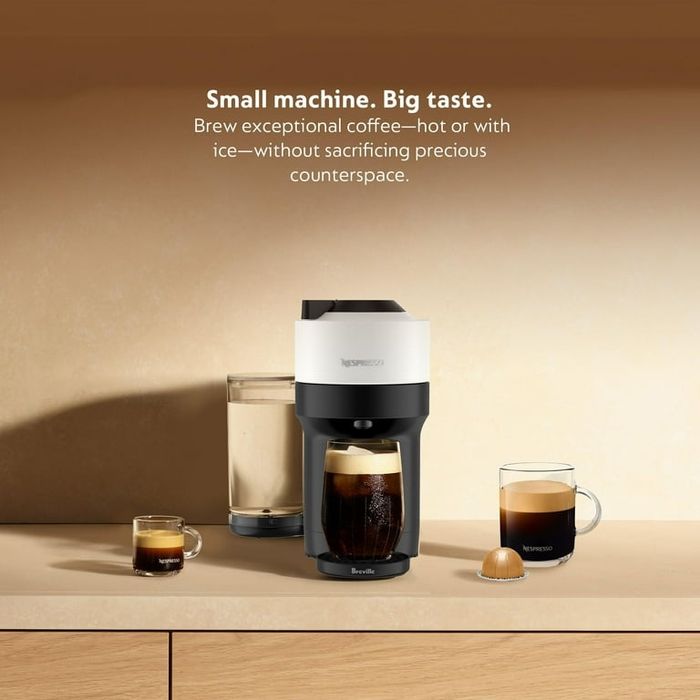 Капсульная кофемашина Nespresso Vertuo Pop Coconut White