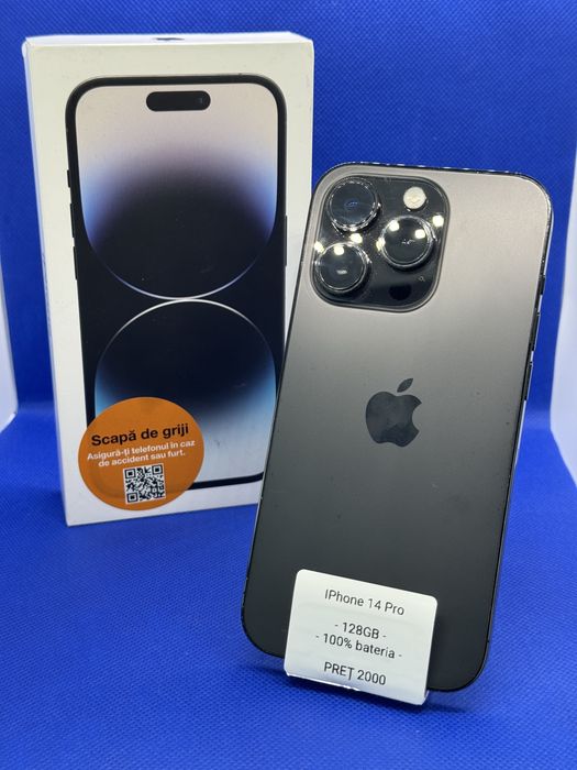 OFERTA!! Iphone 14 Pro, 128GB, 100% bateria