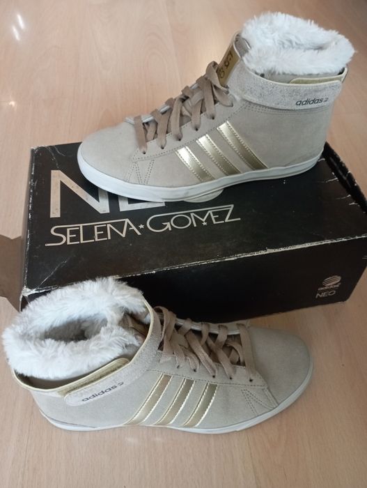 Нови дамски сникърси естествен велур AdidasNEO Selena Gomez collection