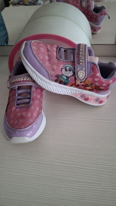 Sneakers/adidași fetițe Paw patrol cu luminițe 29