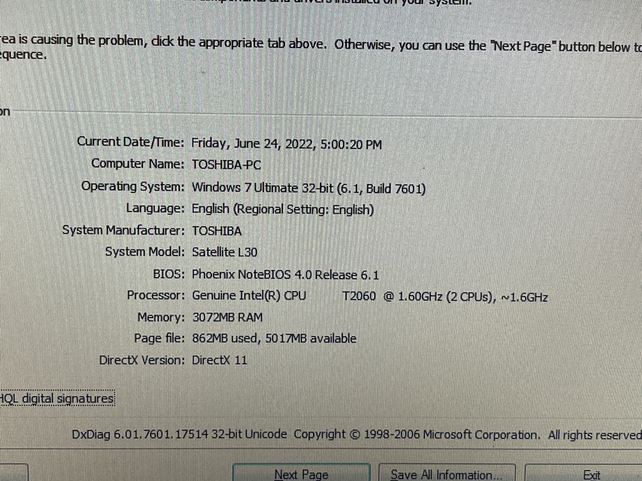Laptop Toshiba L30 functional si in stare buna