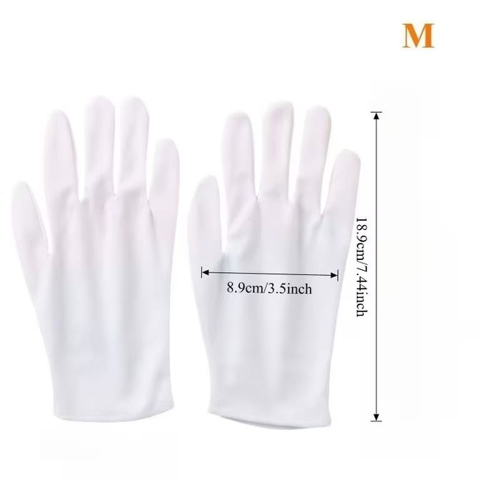 Manusi Albe Elegante M–XL – Unisex, pentru Evenimente, sau Ceremonii