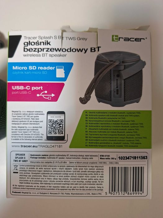 Bluetooth колонка Tracer
