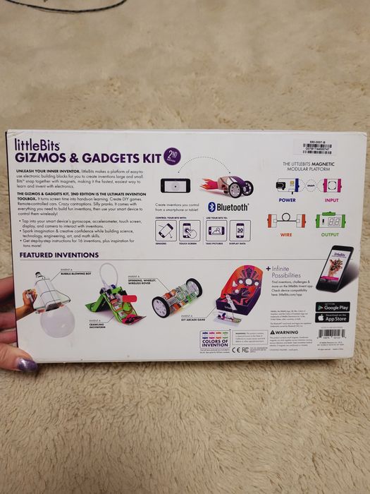 Jucarie smart Kit littleBits - Gizmos & Gadgets, versiunea 2 | Nou