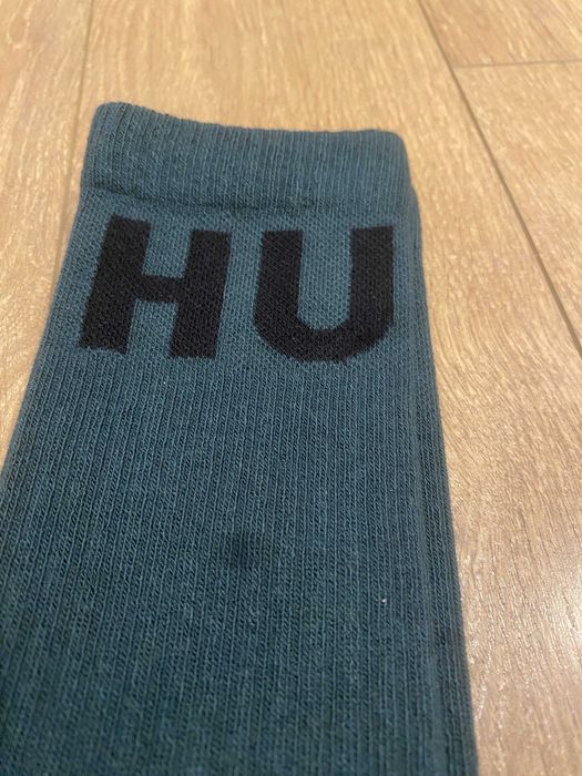 Оригинални ЧОРАПИ HUGO BOSS зелени, 2 чифта в комплект, Размер: 42-45