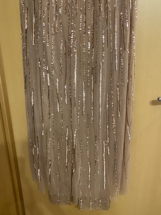Rochie eleganta Adrianna Papell 32 rose gold