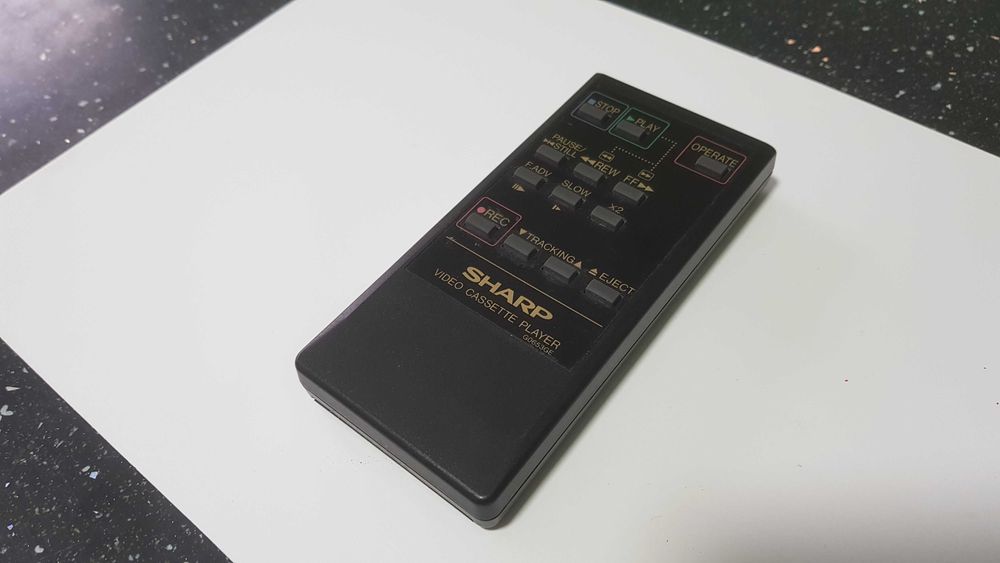 Telecomanda originala Goldstar Video Recorder VHS + SHARP GO653GE Noi