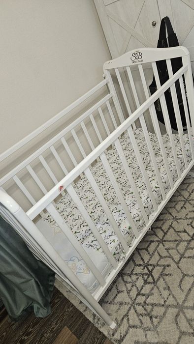 Продам коляску, кроватку, стульчик