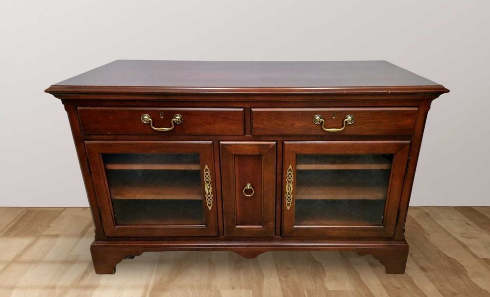 Холна помощна маса от черешов масив с едно чекмедже, 6 броя налични