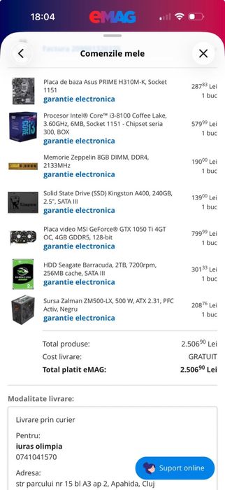vand urgent pc gaming cu predare personala
