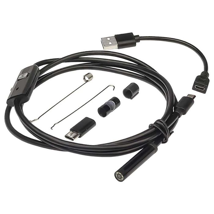 Дигитална ендоскопска камера 640x480, водоустойчива IP67, кабел 1.5м