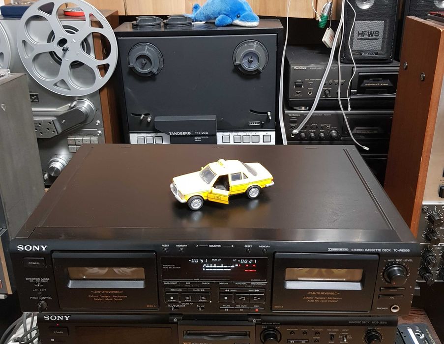 Casetofon Deck Stereo Vintage SONY TC WE505 BLACK (Made in Japan)