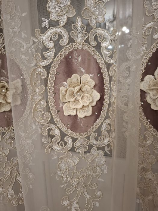 Продам шторы с тюлью