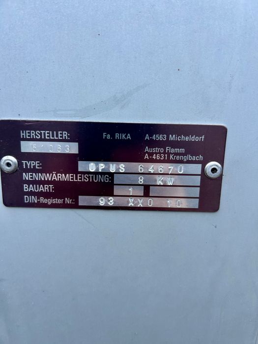 Semineu ceramica/ soba lemn 8kw Austria Model Deosebit