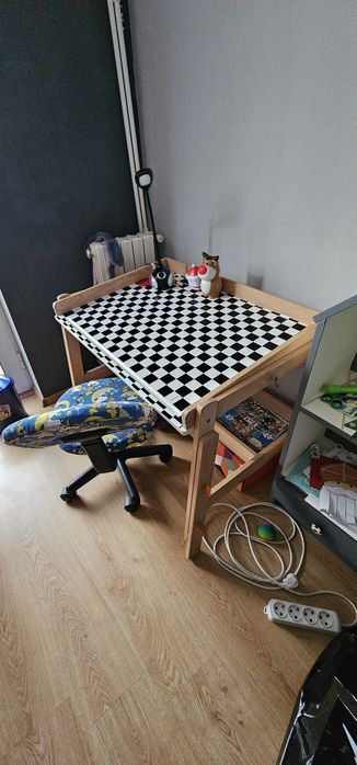 Mobila camera băiat, gama racer, comoda, birou, scaun, biblioteca