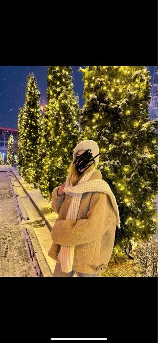 Шубка Тэдди, оверсайз