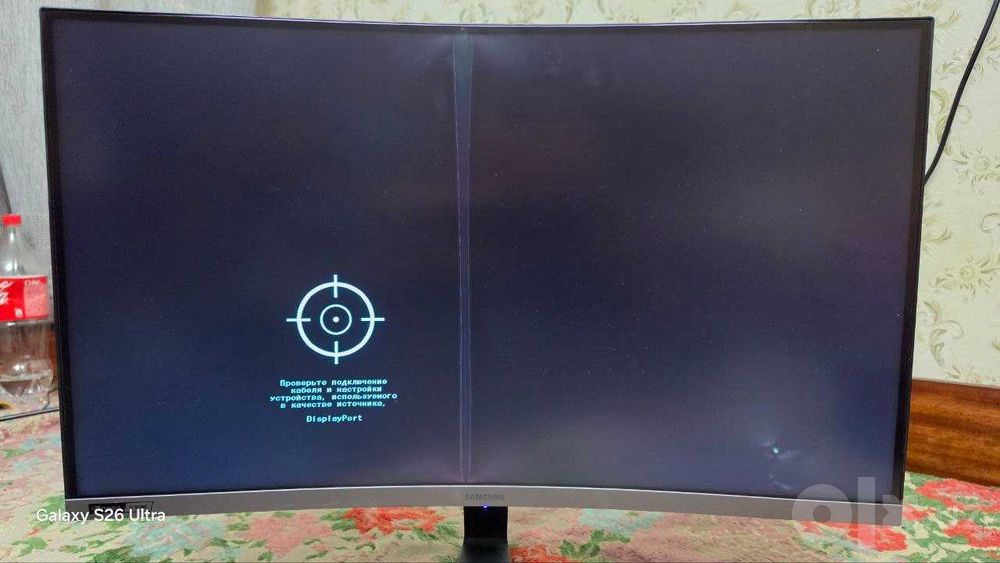 Продам монитор Samsung C27RG50FQI, 27 дюймов, 240 GHz на запчасти.