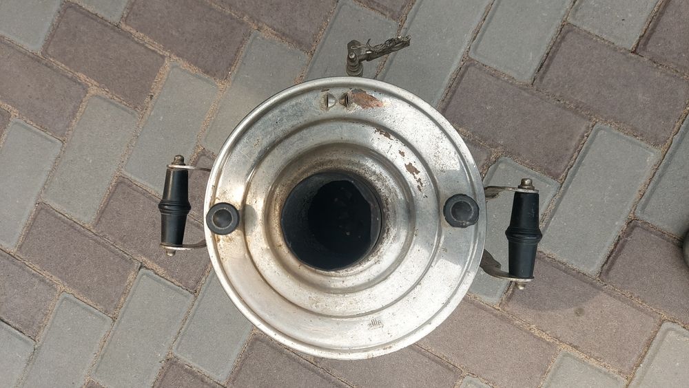 Самовар советский, сделан из латуни