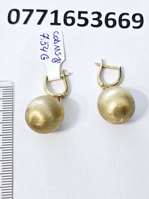 Vand cercei din aur 14 k 7.54 g cod ms 18