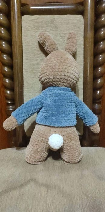 Плетено ръчно зайче