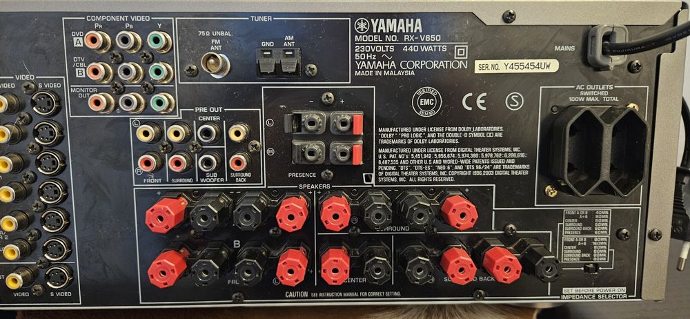 Yamaha Receiver 440 watts