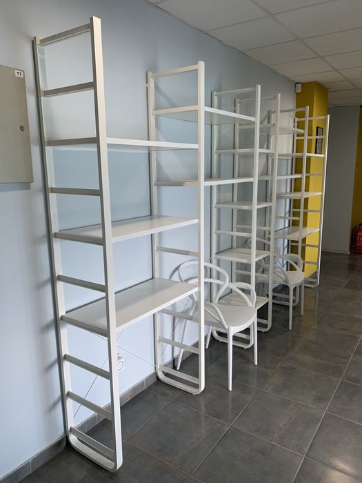 Офис стелаж от Икеа 370х215х40 см + два стола